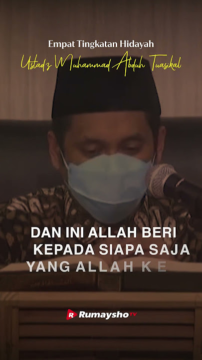 Empat Tingkatan Hidayah - Rumaysho TV
