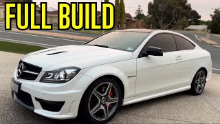 FULL BUILD - rebuilding a damaged C63 (507 edition)