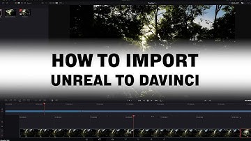 Import .EXR from UNREAL to DAVINCI!!