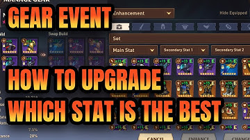 Awaken Chaos Era : GEAR UPGRADE EVENT - UPGRADING MY GEAR AND EXPLAINING THE SUB-STATS !!!