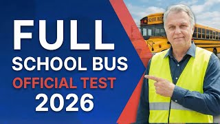 How to Pass Your School Bus CDL Test in 2026 | Full Practice Exam & Explanations