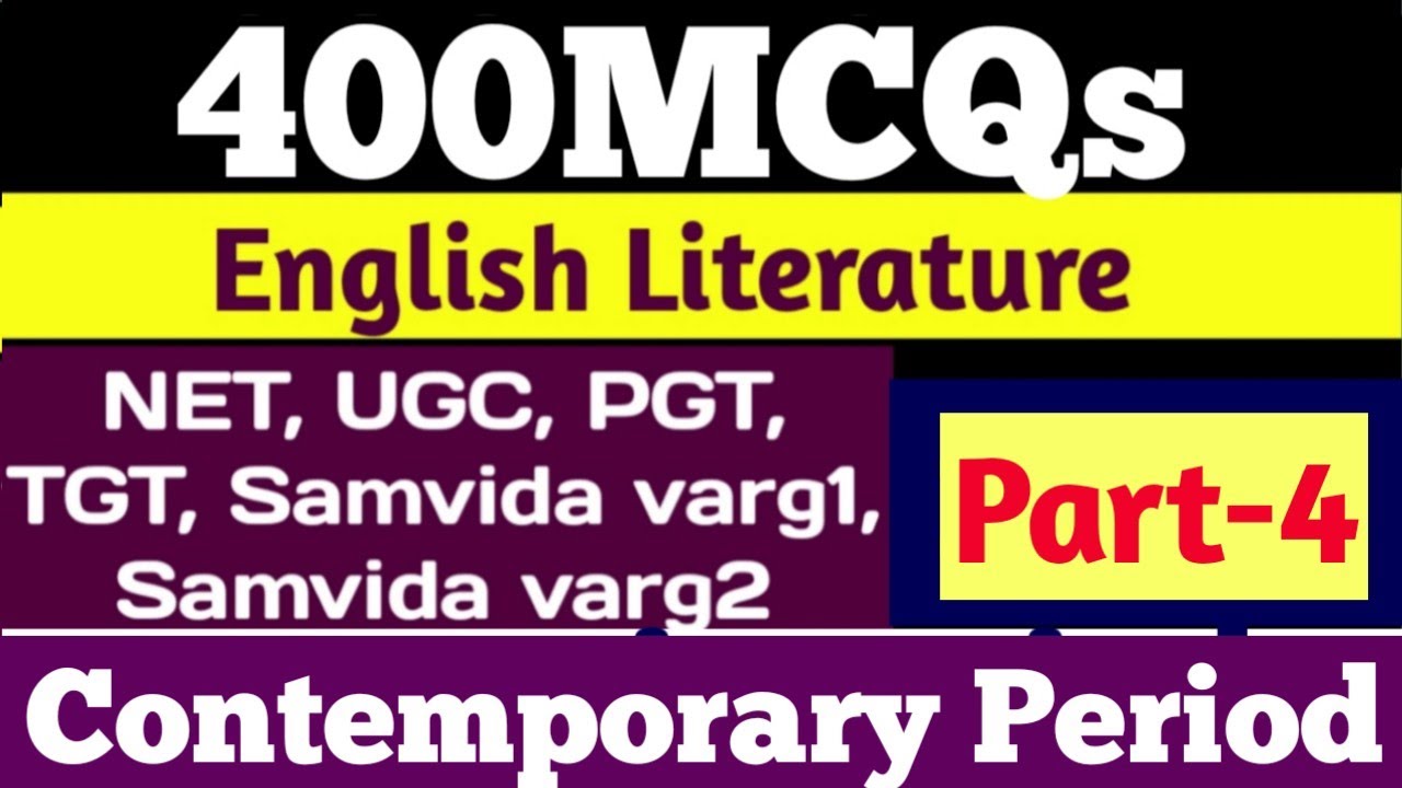 l Contemporary Period l  MCQs With Answers l part 04 l PGT l TGT l Sambida Verg 1&2
