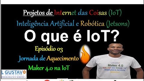 Episódio 03 - O que é um projeto de IoT ? Do início ao fim - Jornada de Aquecimento Maker 4.0 na IoT
