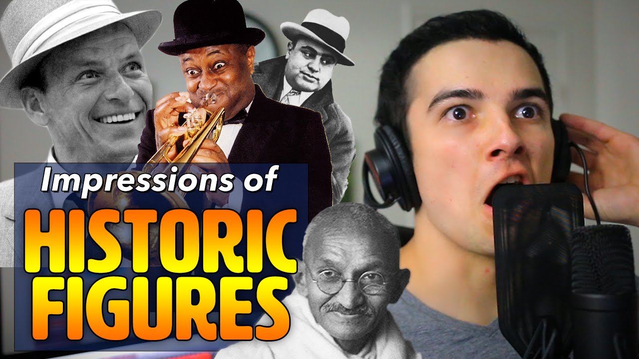 25 Impressions of Historical Figures | Mikey Bolts