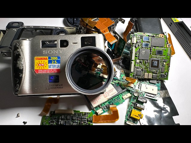Sony Cyber Shot DSC-S70 Disassembly - YouTube