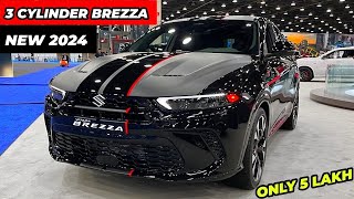 New 3 Cylinder Brezza Facelift BS6 2024 Launched | On Road Price | Features | Specs | Looks | Brezza