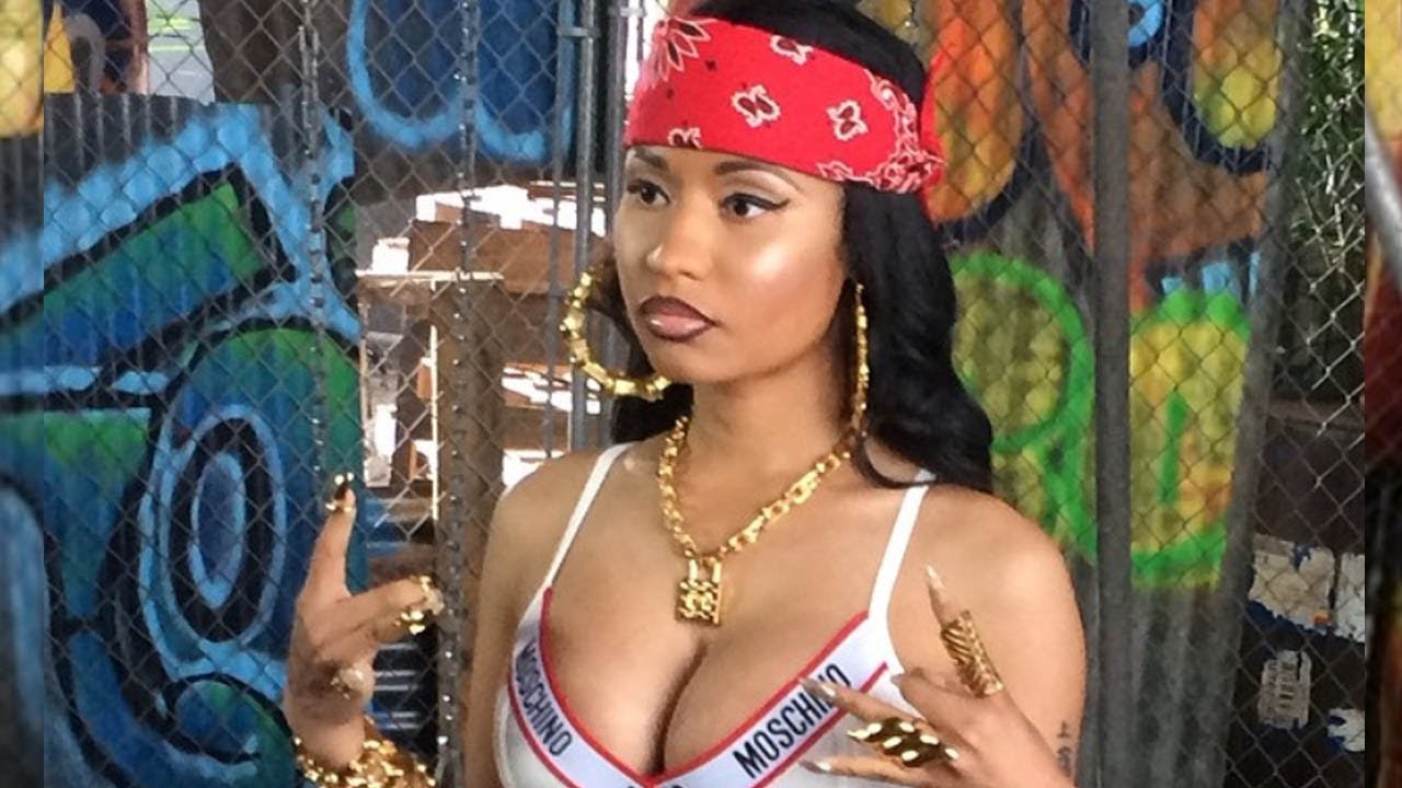 Nicki Minaj Tattooed Chola Barbie in "Senile" Music Video - YouTube
