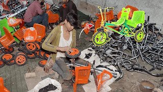 How are Made Baby Cycle in Factory | baby cycle Manufacturing Process Video
