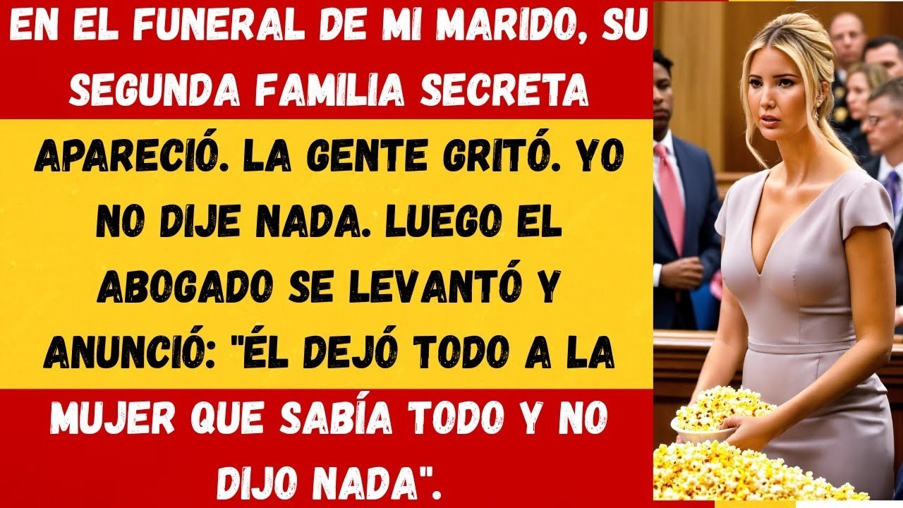 EN EL FUNERAL DE MI MARIDO, SU SEGUNDA FAMILIA SECRETA APARECIÓ  LA GENTE GRITÓ  YO NO DIJE NADA