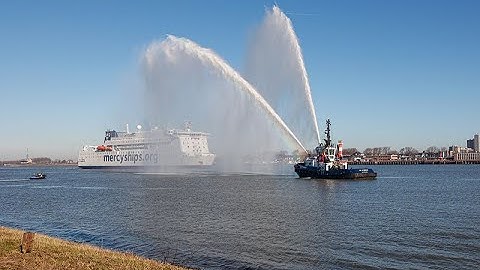 Arrival of the Global Mercy in Rotterdam