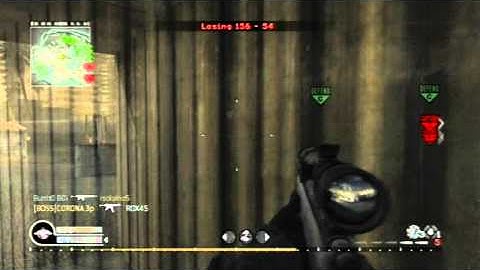 Call of Duty 4: 360 Noscope Wallbang FAIL!