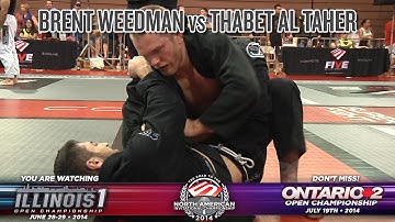 FIVE Grappling Illinois 1: Brent Weedman vs Thabet Al Taher (Men / Black Belt / Absolute)