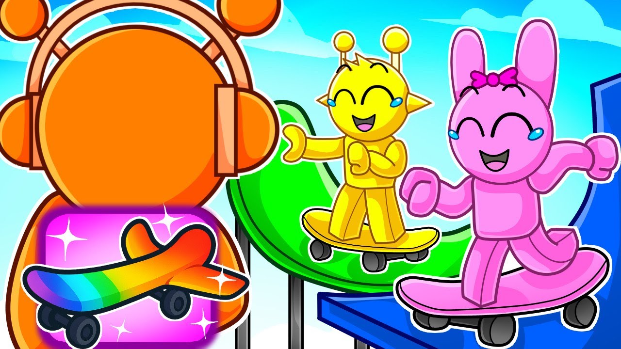 Я притворился нубом в Roblox SKATEBOARD OBBY, а затем использовал скейтборд за 100 000 долларов!