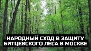 Народный сход в защиту Битцевского леса в Москве / LIVE 18.08.22