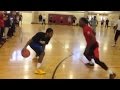 Best of Kyrie Irving playing 1 on 1 vs Fans! - Crazy Handles!