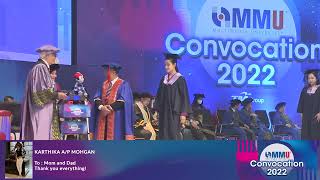 MMU Convocation 2022 | Session 1 | Faculty of Law