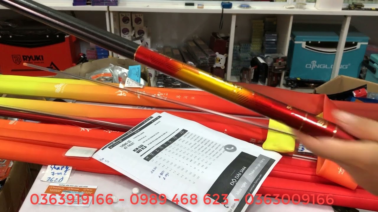 Cần câu săn hàng tải tĩnh an toàn lên tới 5kg - chính hãng, Bảo hành điện tử, tặng ngọn phụ Handing