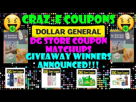 🥳WINNERS ANNOUNCED!🥳$.50 PER ITEM! STORE COUPON MATCHUPS🤑DOLLAR GENERAL COUPONING THIS WEEK🤑1/24-30
