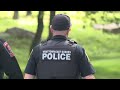 Live from outside the funeral service of Tpr. Michael Pahira