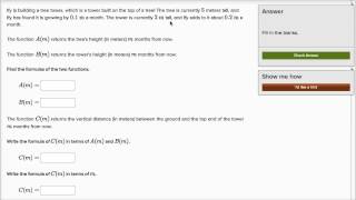 Modeling with Composite Functions