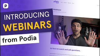 Introducing Webinars from Podia