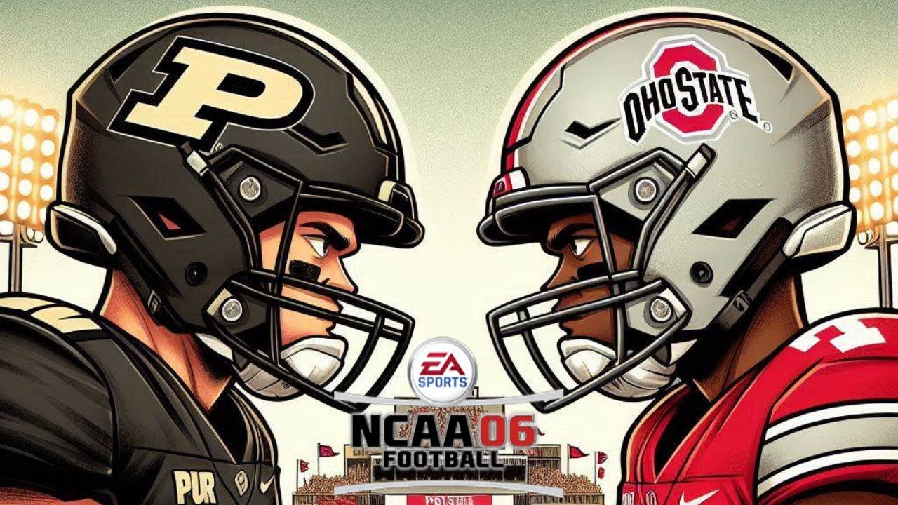 NCAA Football 06 | Purdue vs #17 Ohio State | Season 2 Week 8 Big 10 ...