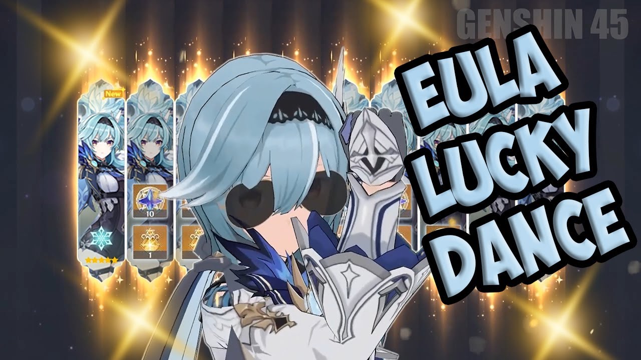 Eula Lucky Dance Specialist Genshin Impact Youtube