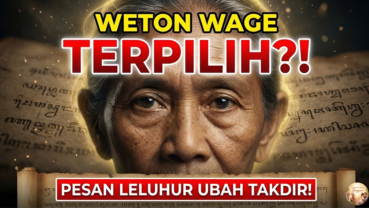 WETON WAGE TERPILIH! Pesan Leluhur Ini Bisa Mengubah Takdirmu