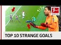 Strange Goals 2017/18 - Face Smash, Free-Kick Naughtiness and a Thirsty Goalkeeper