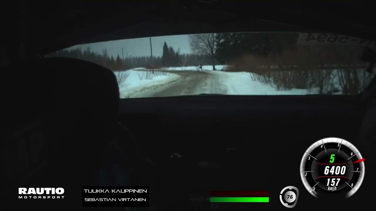 Sm Savonlinna Ralli 2025 Ek 1-7. Tuukka Kauppinen