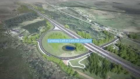 Fly through visualisation - June 2018 - Tomatin to Moy - A9 Dualling