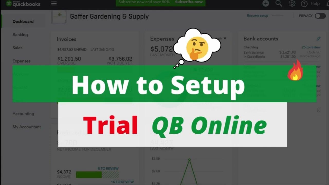 How to Setup and Install QuickBooks Online Trial Version Quickbooks