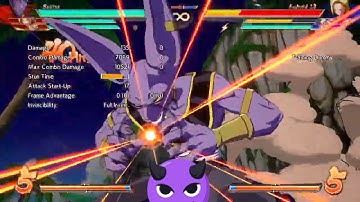 [#DBFZ] Beerus TOD W/ Android 18 Level 1 Into Level 3 | Dragon Ball FighterZ