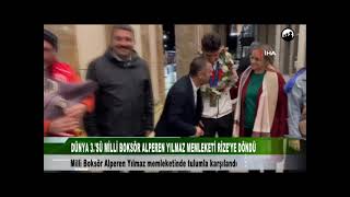 ALPEREN YILMAZ DÜÜNYA 3 'SÜ MİLLİ BOKSÖR