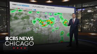 Chicago Weather: Periods of storms Thursday