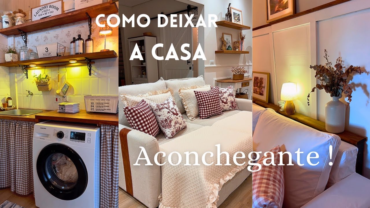 COMO FICOU A CASA DEPOIS REFORMA FIZ ALGUMAS MUDANÇAS NA MINHA LAVANDERIA