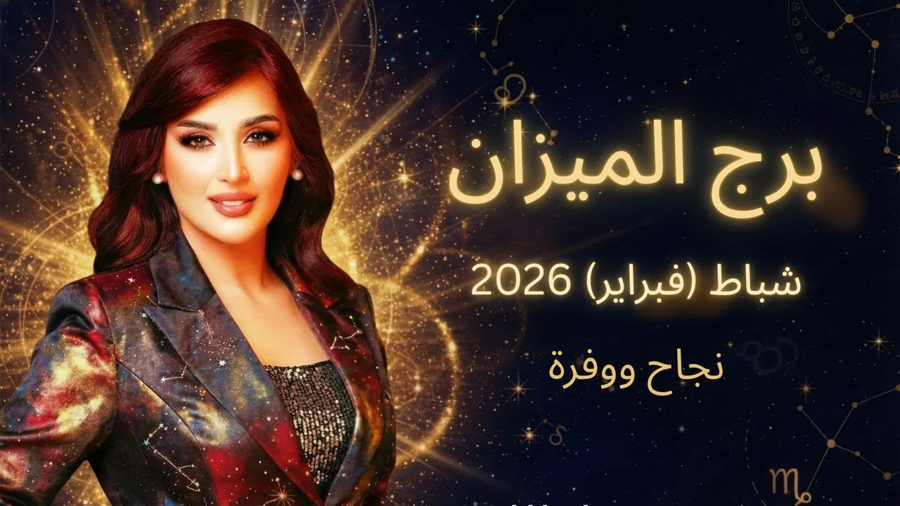 برج الميزان: نجاح ووفرة واضحة | توقعات شباط 2026 مع غالية بكفلاوي