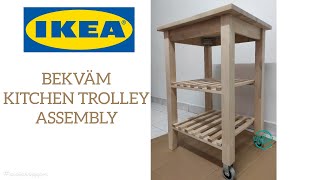 Ikea Bekväm Kitchen Trolley Assembly