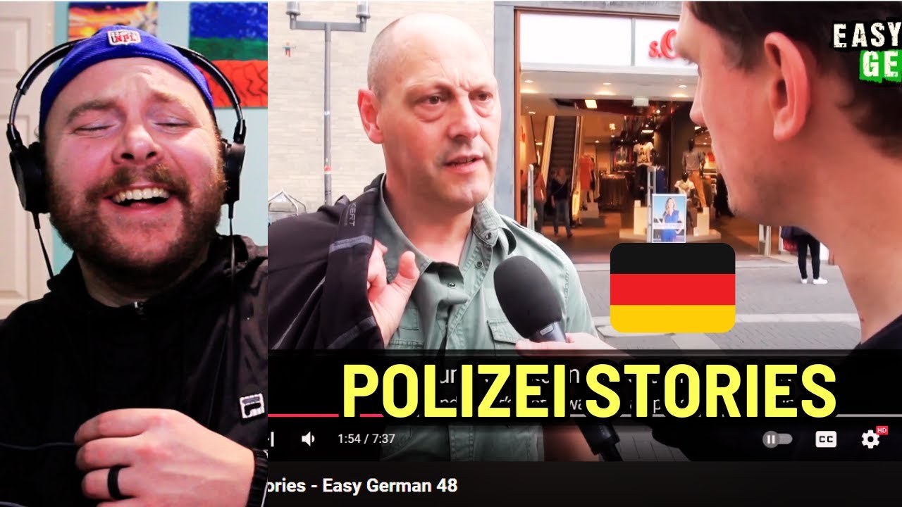 Canadian Reacts to Police Stories - Easy German