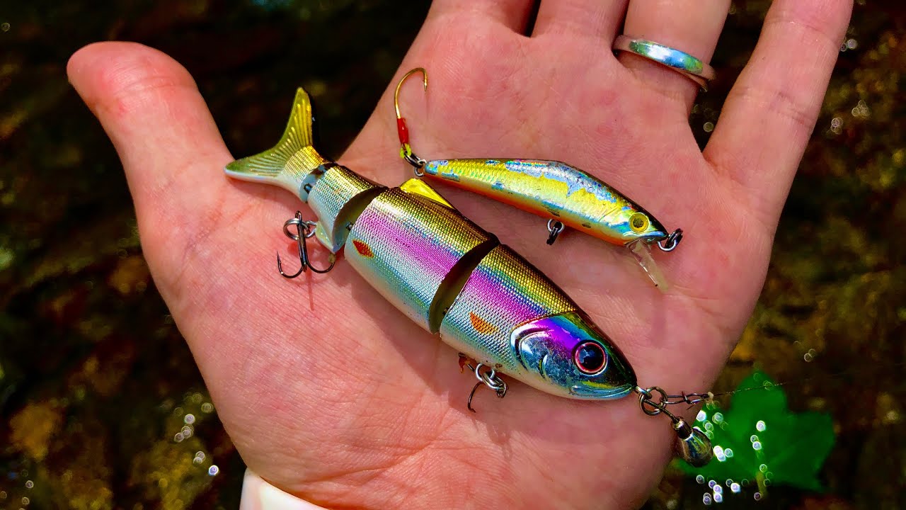 ビッグベイトルアー 17個セット(オマケ付き) Trout Revolution】渓流ビックベイトという新ジャンルの釣り試した結果