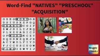 Word Search : Natives, Preschool, Acquisition screenshot 5