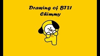 Lets Draw Drawing Of Bt21 Chimmy