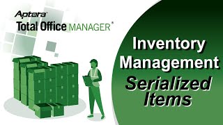 How to Create and Use Serialized Items in Total Office Manager