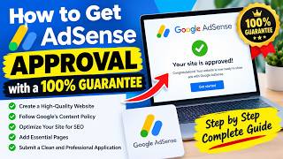 How to get AdSense approval with a 100% guarantee