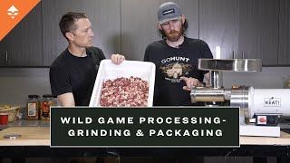 How To Grind & Package Wild Game Meat Into Hamburger