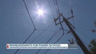 Ohio lawmakers want power companies to reimburse customers for power outages