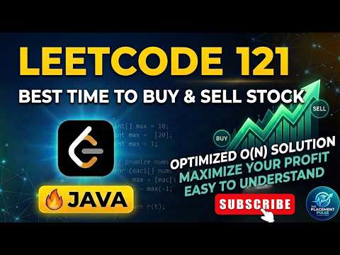Best Time to Buy and Sell Stock | LeetCode 121 Java Solution | Interview Coding Question