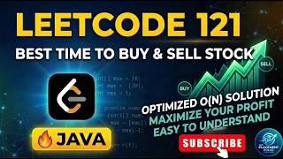 Best Time to Buy and Sell Stock | LeetCode 121 Java Solution | Interview Coding Question