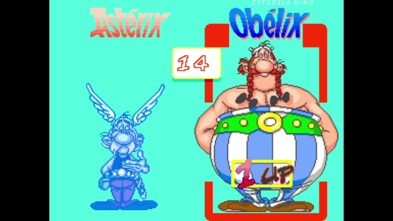 Asterix gra automaty/PC (1992 Konami ). Asterix arcade game, PC (1992 Konami). Asterix MAME Emulator
