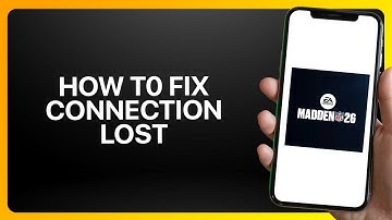How To Fix Connection Lost In Madden NFL 26 Mobile 2025! Tutorial
